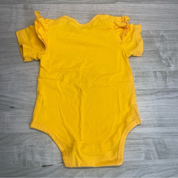 Baby Girl “Little Miss Sassy” Yellow Sunflower Outfit Set size 6-12 Months - Picture 3 of 11